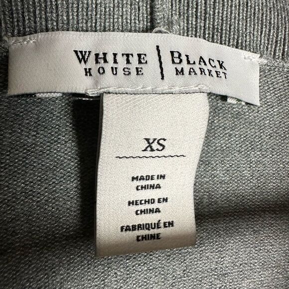 CLEARANCE! Gray WHBM Foldover Cowl Neck Sweater Size XS EUC - Picture 5 of 5